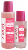 Maxi color - жидкость для снятия лака Maxi remover Vitamin complex