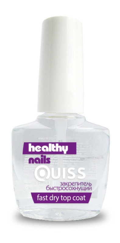 Quiss Healthy nails №10 Быстросохнущий закрепитель