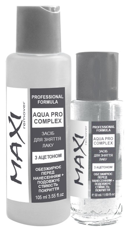 Maxi color - nail lacquer remover Maxi remover Aqua pro complex