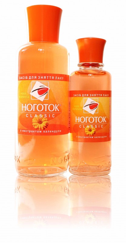 NOGOTOK - жидкость для снятия лака Classic с экстрактом календулы