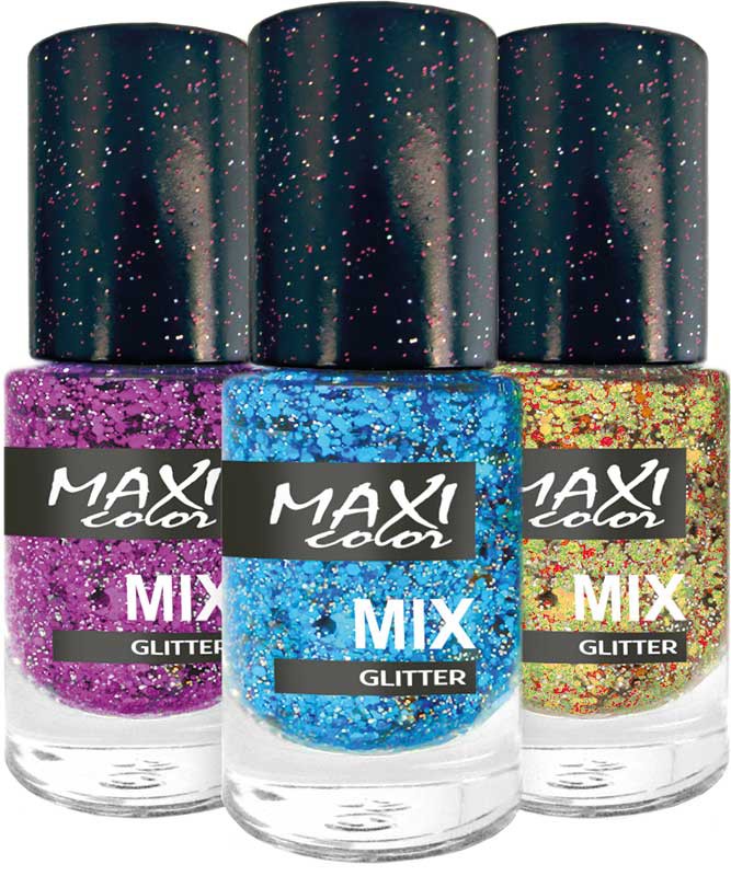 Maxi color - sparkles manicure (Maxi Color Glitter mix)